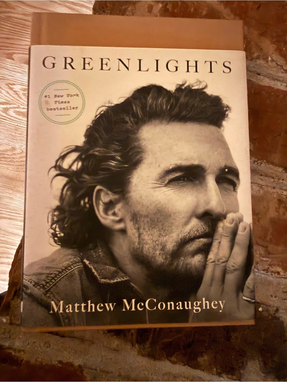 Greenlights by Matthew McConaughey - Portrait Cover, Beige & Black